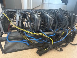 2 Rigs de minería de 6 graficas cada uno RTX3060