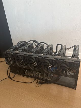 2 Rigs de minería de 6 graficas cada uno RTX3060
