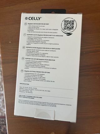 CELLY MagSafe Supporto Auto Wireless