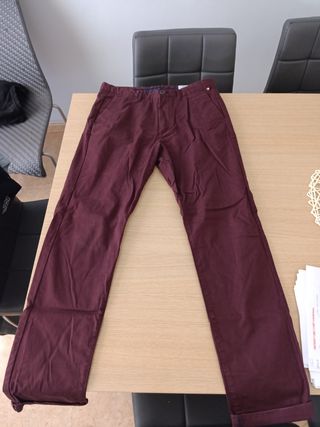 Pantalón chino burdeos - Perfecto estado