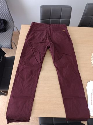 Pantalón chino burdeos - Perfecto estado