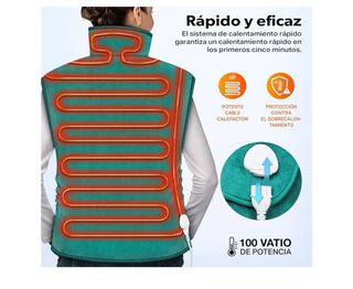 Manta Eléctrica Espalda 60x85cm Ref:164MC