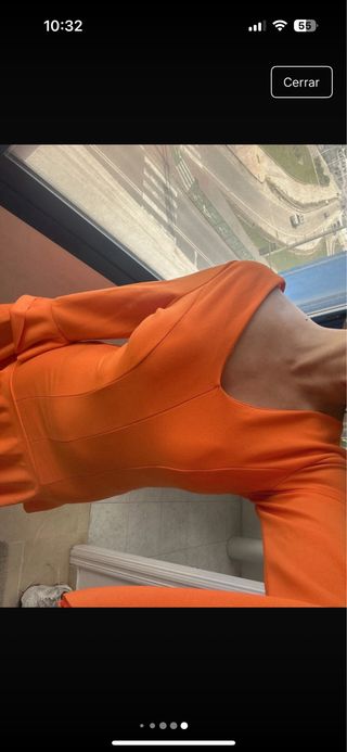 Traje Flamenca Naranja