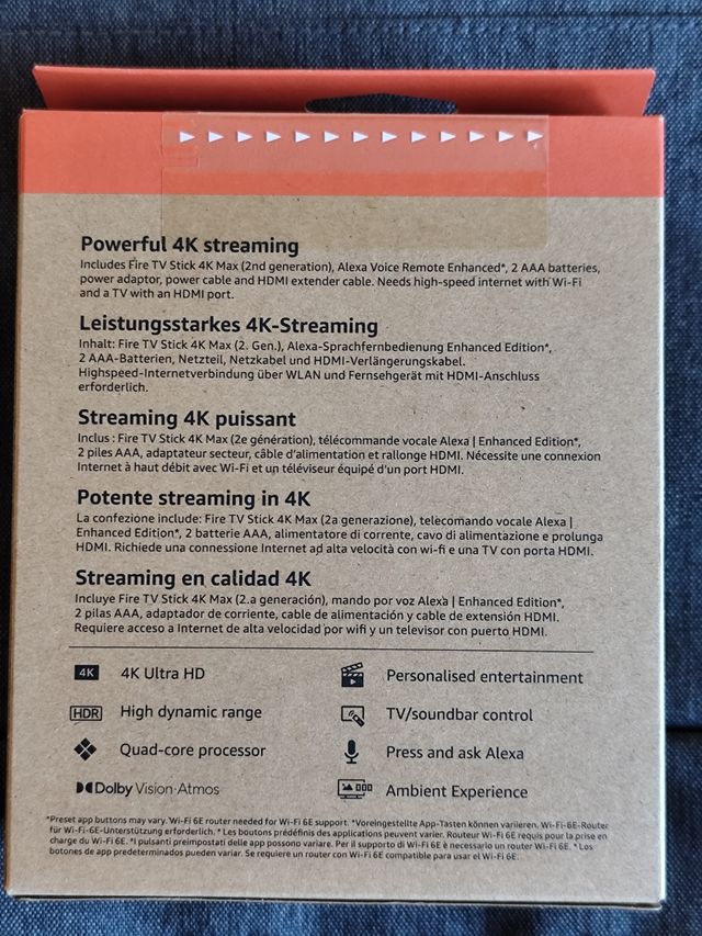 Fire TV Stick 4K Max -NUEVO-ANDROID Última Versión