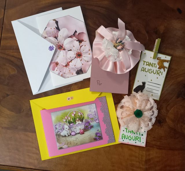 Biglietti di auguri fatti a mano