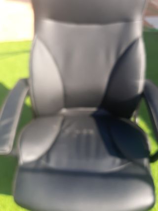 Sillón oficina - Piel sintética negra