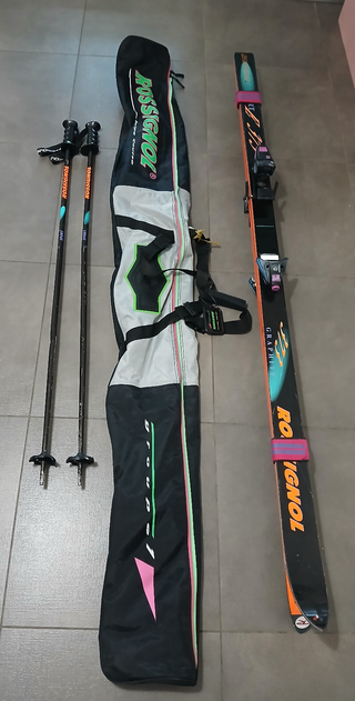 Sci Rossignol Sports E373 Graphite Attacchi Salomo