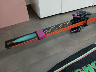 Sci Rossignol Sports E373 Graphite Attacchi Salomo