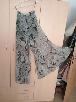 Pantalones palazzo estampados serpiente