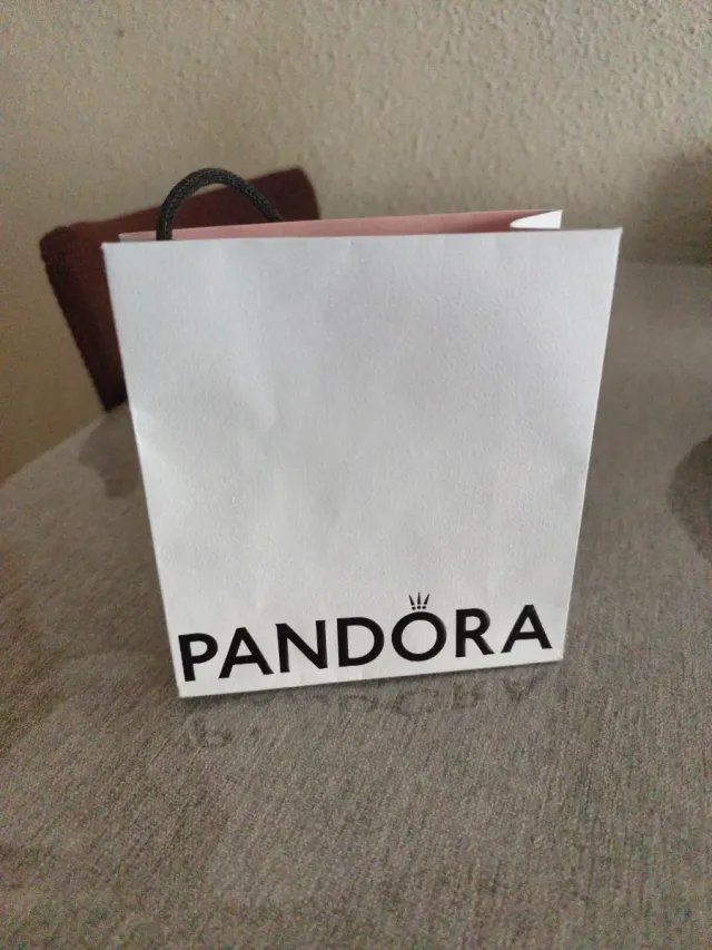 Bolsa (rectangular o cuadrada) y caja Pandora