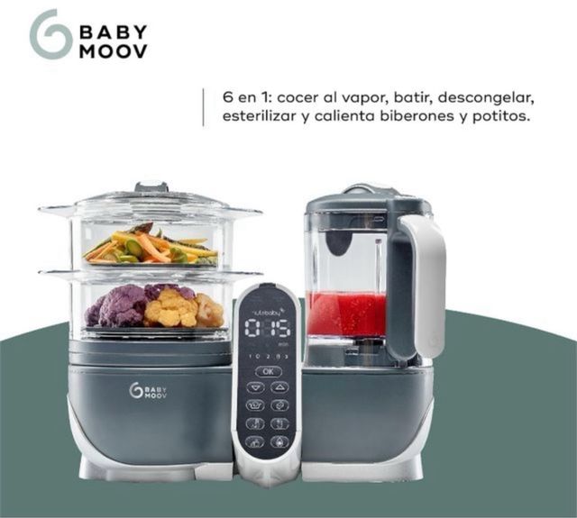 Babymoov nutrybaby, robot multifuncion cocina bebe