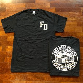 FURY DEPARTMENT hardcore 3 t-shirts M + tape
