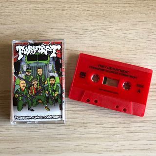 FURY DEPARTMENT hardcore 3 t-shirts M + tape