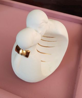 Figura porcelana pareja de enamorados