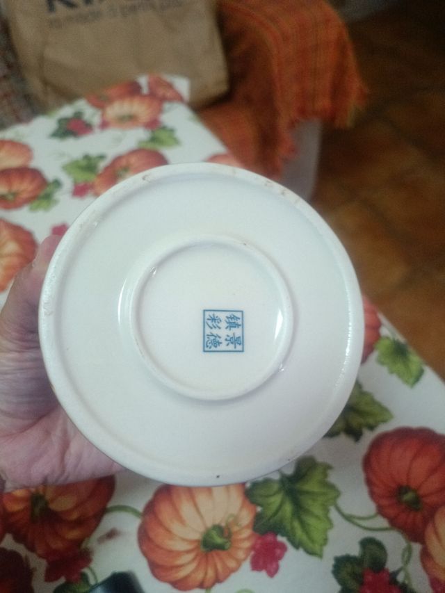 Tetera de porcelana