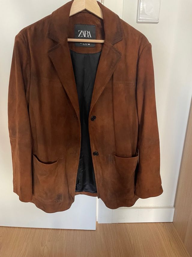 Blazer ante Zara marrón - Talla S