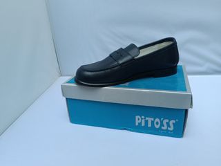 Mocasines comunión niño piel