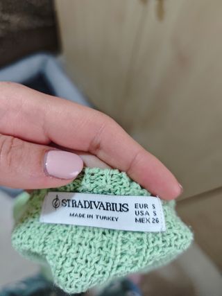 Crop top verde halter blusa tirantes