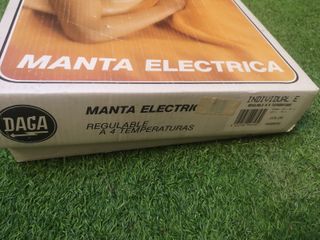 Manta eléctrica DAGA 4 niveles 90x150 cm