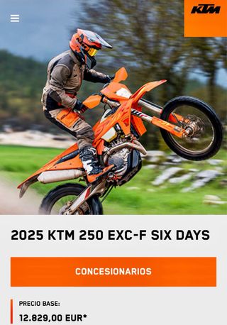 KTM 2025 Enduro