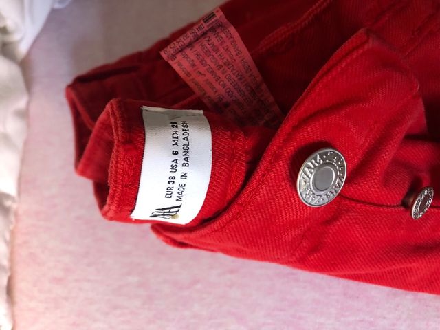 Pantalones Zara rojos - Talla 5