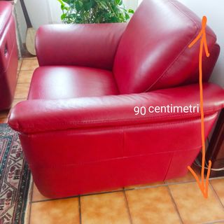 Poltrona Relax vera pelle