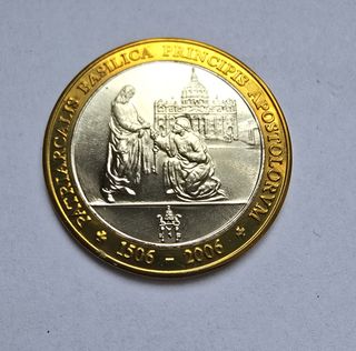 Medaglia V Centenario posa prima pietra San Pietro