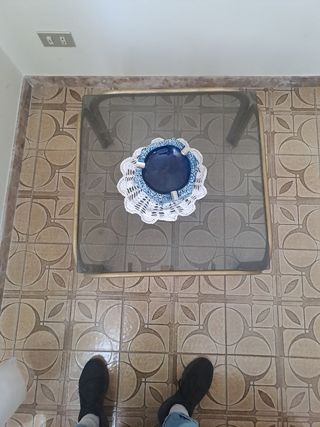 Mesita de cristal