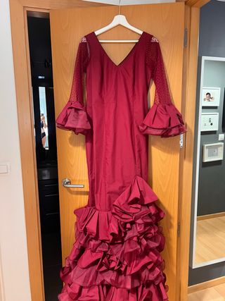 Traje Flamenca Rojo - Talla L