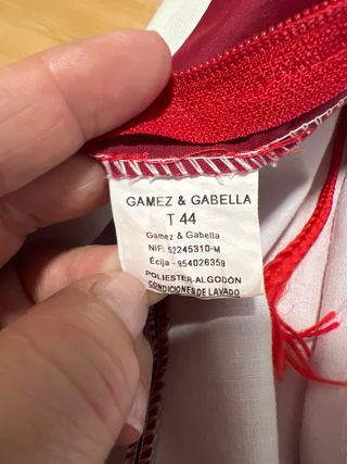 Traje Flamenca Rojo - Talla L