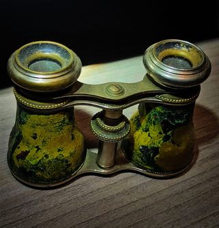 BINOCULARES PRISMÁTICOS ANTIGUOS DE COLECCIONISTA