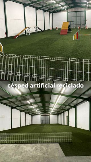 Césped artificial reciclado