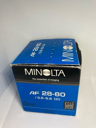 Minolta AF 28/80mm f 3.5/5.6 D + scatola