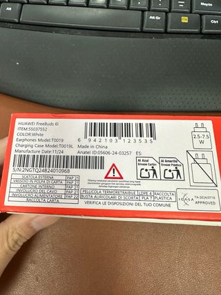 HUAWEI FreeBuds 6i, Cancelación Activa #010968