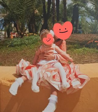 Traje flamenca niña talla 6-12 meses