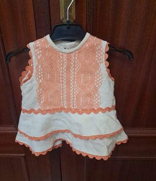 Traje flamenca niña talla 6-12 meses