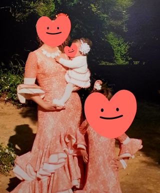 Traje flamenca niña talla 6-12 meses