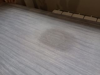 Mesa de comedor extensible de madera gris Banak