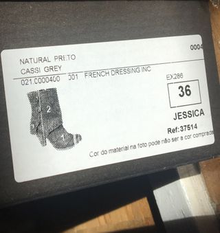 Botines piel gris Anthropologie talla 36. £198