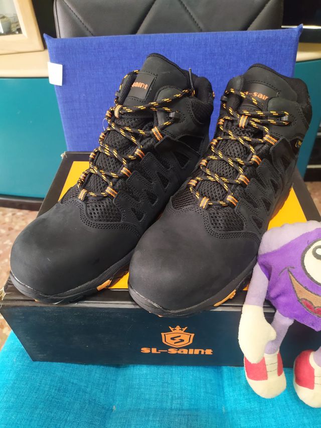 Sl-Saint Botas trabajo, Piel, Senderismo No 45