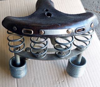 Selim Lepper couro bicicleta clásica