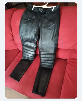 Pantalón de moto de cuero