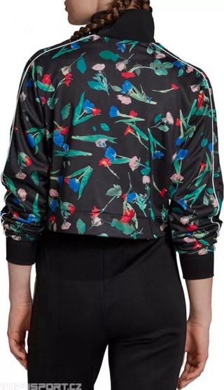 Chaqueta Adidas floral cropped Track Top multi