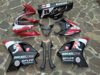 Carene racing in carbonio Ducati 848 1098 1198