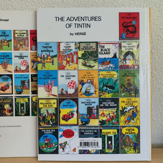 Lote Tintín 3 idiomas