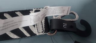 Correa bolso cebra plata misako