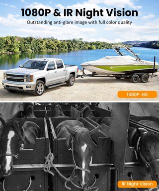 NUEVA Cámara Visión Trasera Solar Camión AUTO-VOX