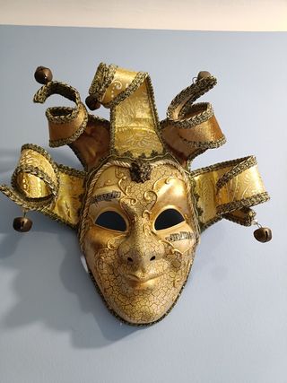 Lienzo Venecia & Máscara Veneciana