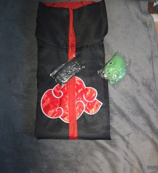 Capa Naruto + Monedero Rana + Bandana
