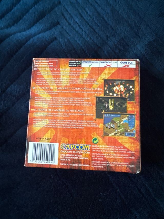 Onimusha tactics pal esp game boy advance